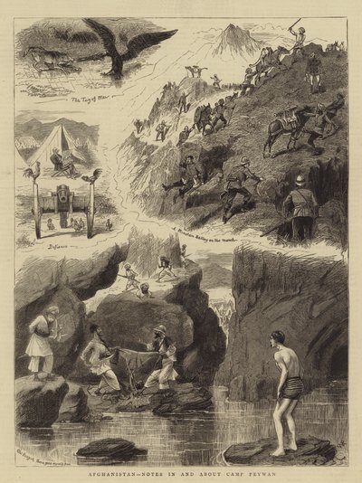 Afghanistan, Note dentro e intorno al Campo Peywan da William Ralston